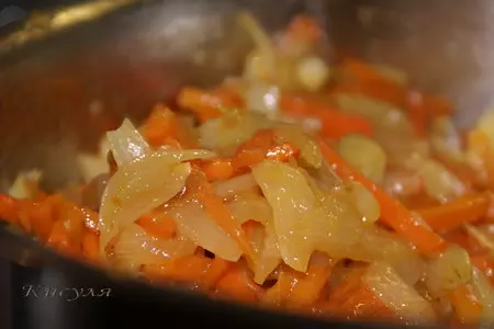 Рыба с овощами в винно-имбирной карамели: шаг 8