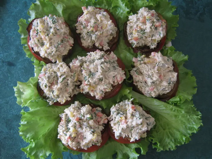 Мини башенки с сырной начинкой: шаг 1