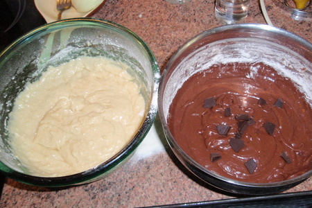 Кекс шоколадно-кокосовый: шаг 1