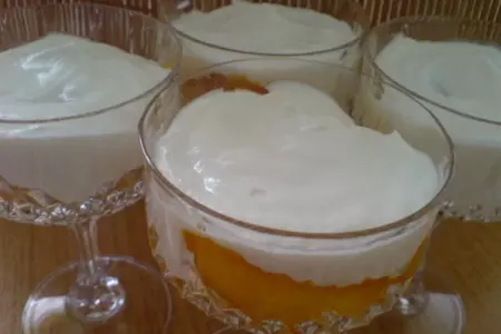 Десерт из маскарпоне и фламбированных нектаринов: шаг 7
