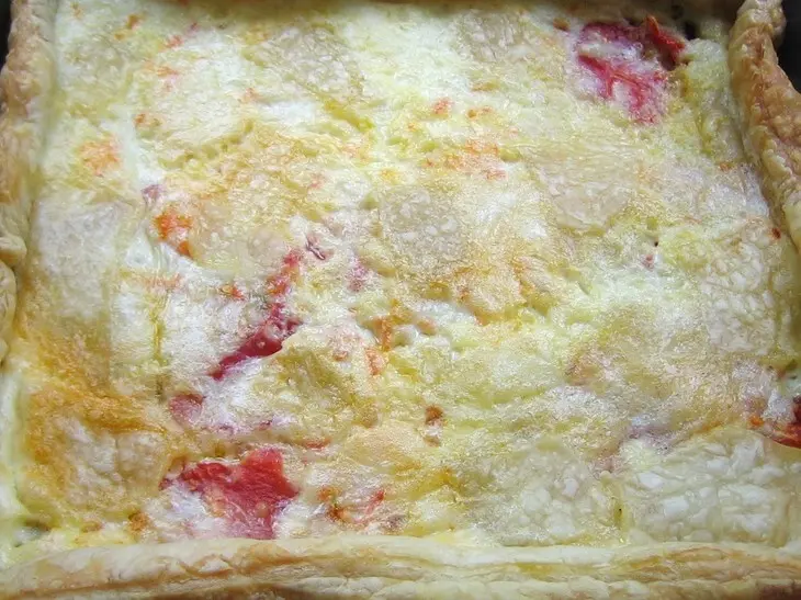 Пирог овощной с ливерной колбасой (быстро и вкусно): шаг 1