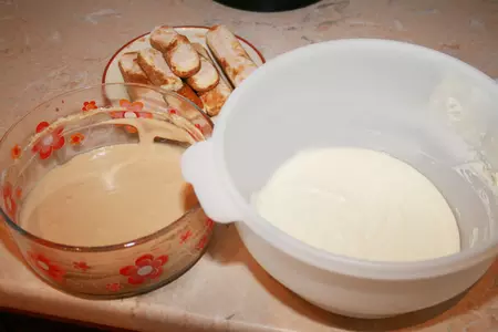 Cheesecake "тирамису": шаг 2