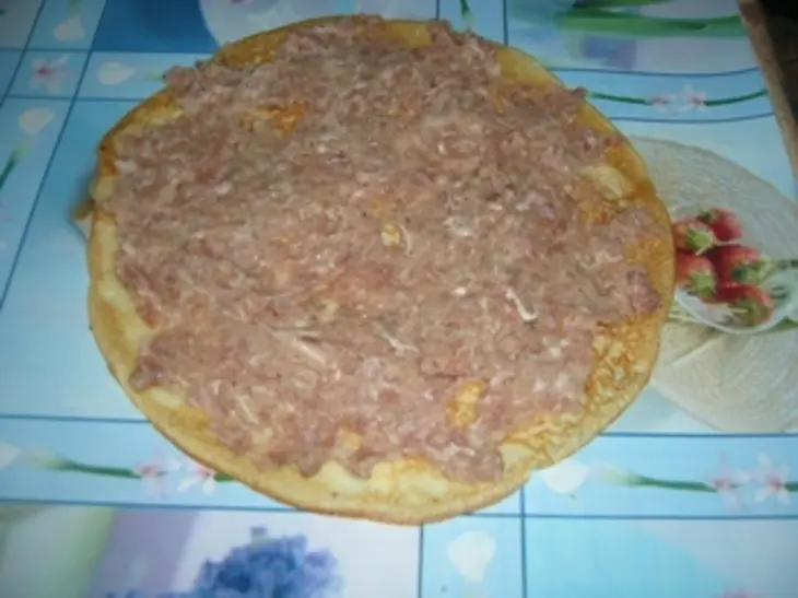 Блинчатый рулет: шаг 2