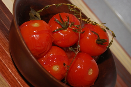 Маринованные помидорки с тимьяном: шаг 6