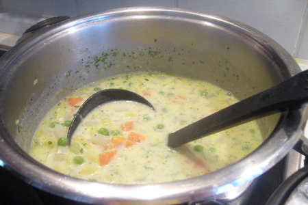 Северонемецккй айнтопф (густой молочный овощной суп): шаг 4