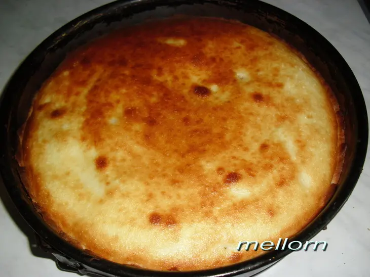 Чизкейк  с яблоками: шаг 10