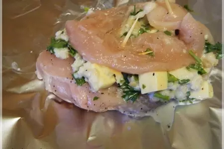 Куриные кармашки-гриль: шаг 2
