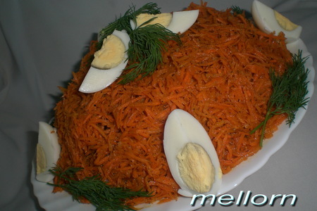 Салат из ветчины и корейской моркови: шаг 7