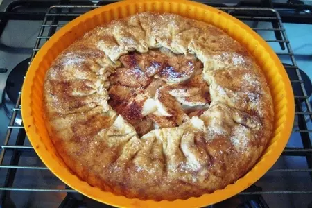 Галета с яблоками и грушей: шаг 7