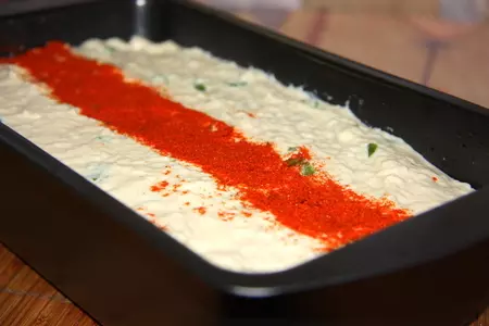 Нежнейшее суфле с козьим сыром и зеленым лучком.: шаг 5