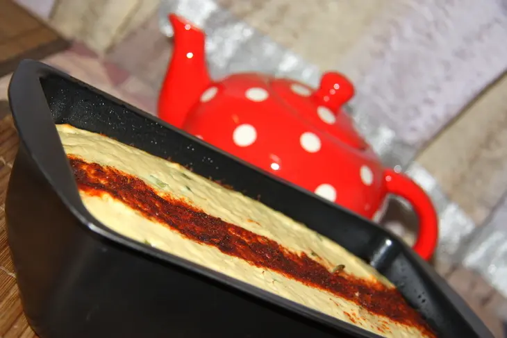 Нежнейшее суфле с козьим сыром и зеленым лучком.: шаг 6