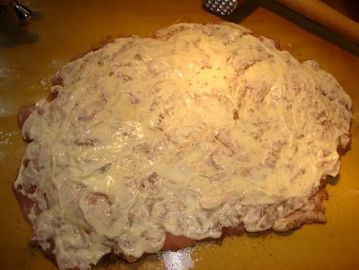 Фаршированная куриная грудка: шаг 2