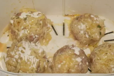 Мясные шарики в картофельной стружке в пароварке: шаг 8