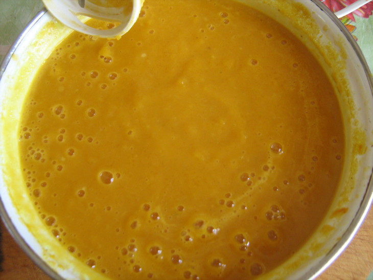 Тыквенный крем-суп с карамелизированными фисташками.: шаг 6