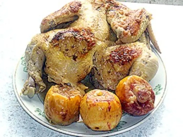 Курица с яблоками и цукини: шаг 6