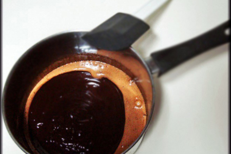 Шоколадный террин с черносливом.: шаг 6