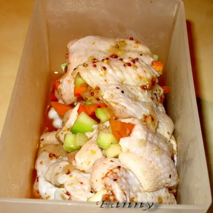Фаршированные куриные крылышки: шаг 1