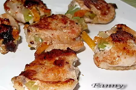 Фаршированные куриные крылышки: шаг 3