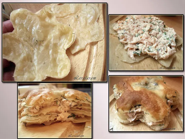 Fishka - millefeuille (тысячелистник) "рыбка золотая": шаг 11