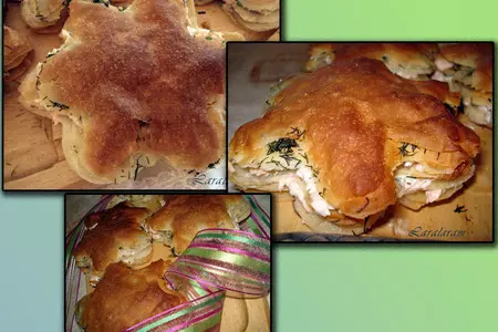 Fishka - millefeuille (тысячелистник) "рыбка золотая": шаг 13