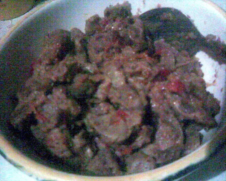 Ленивый пирог с кабачками и куриными потрошками (из серии "фальшивый пирог"): шаг 1
