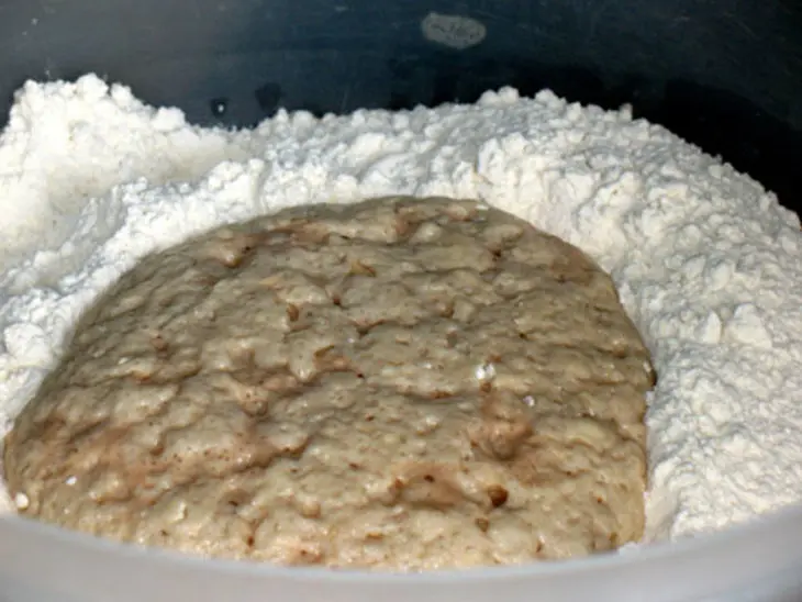 Пирог с творогом и персиками: шаг 1