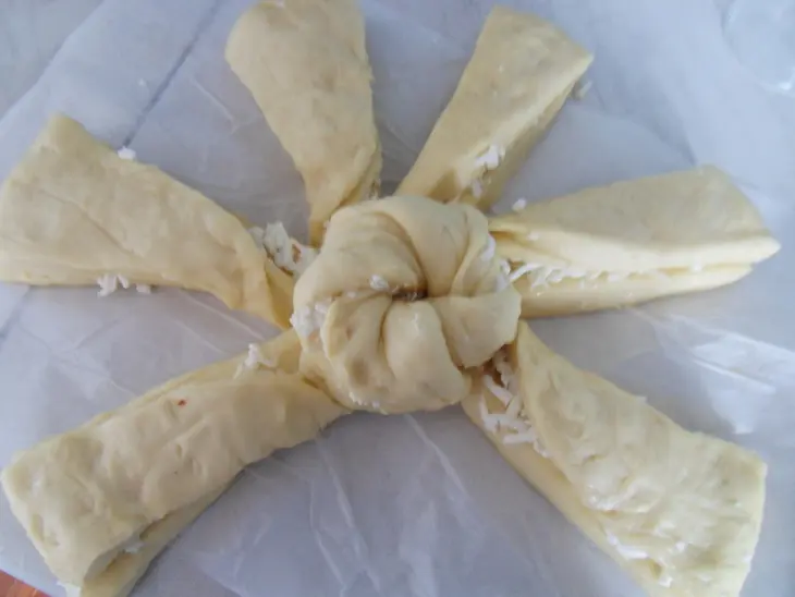 Белый хлебушек с сыром: шаг 3