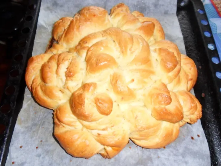 Белый хлебушек с сыром: шаг 5