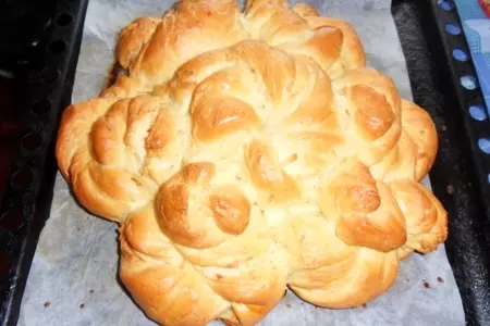 Белый хлебушек с сыром: шаг 5