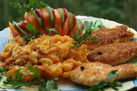 Рыбные котлетки с творогом: шаг 7