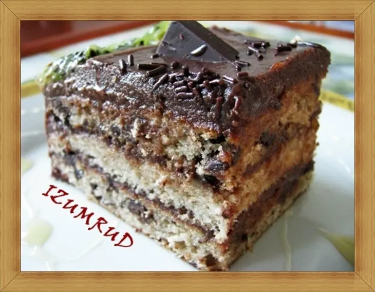 Шоколадно-банановый торт !!!: шаг 9