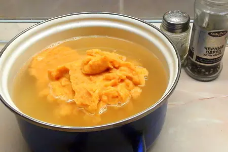 Густой супчик с фасолью и печёными сосисками: шаг 6