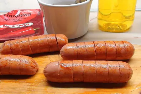 Густой супчик с фасолью и печёными сосисками: шаг 8