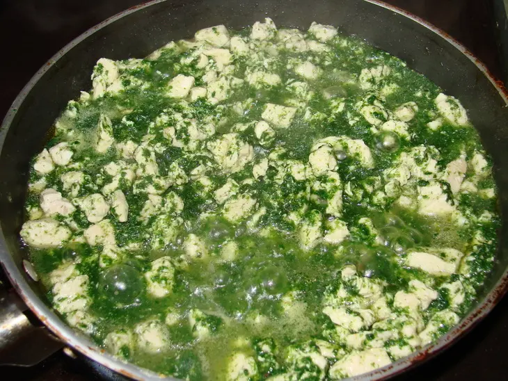 Мясной пирог с курицей и шпинатом: шаг 1