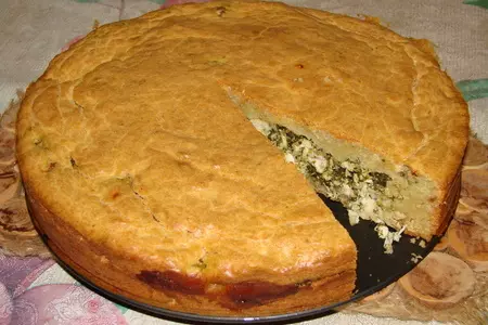Мясной пирог с курицей и шпинатом: шаг 3