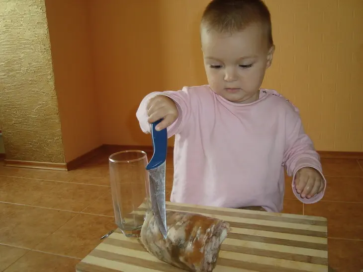 Колбаса куриная "натур продукт ваше здоровье и долголетие": шаг 2