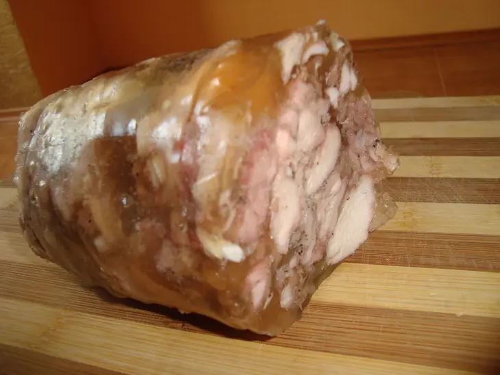 Колбаса куриная "натур продукт ваше здоровье и долголетие": шаг 3