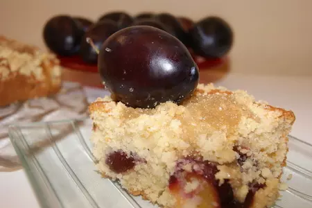Сливовый пирог с сахарной корочкой: шаг 5