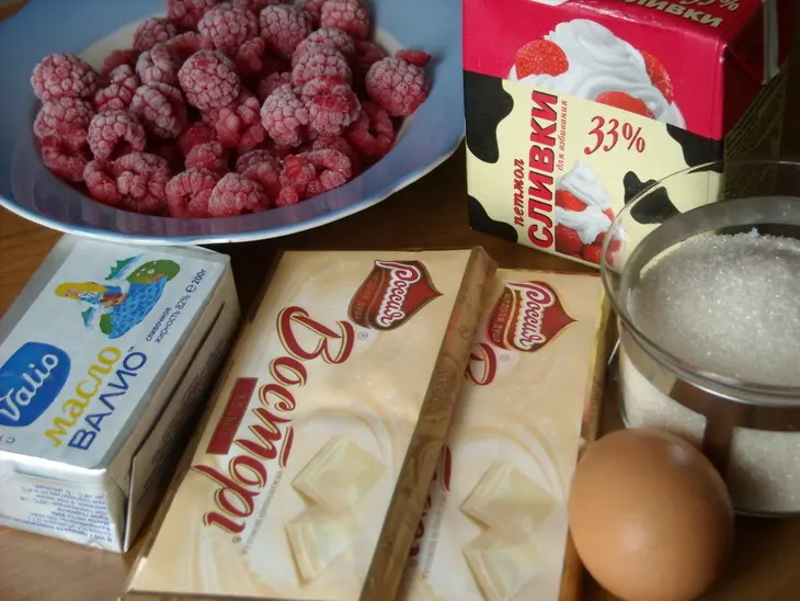 Мусс с белым шоколадом: шаг 1