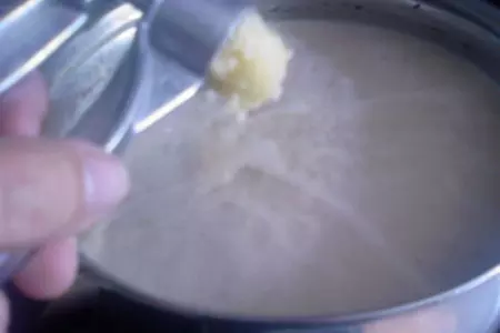 Суп-пюре из кабачка на курином бульоне.: шаг 6