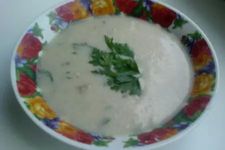 Суп-пюре из кабачка на курином бульоне.: шаг 8