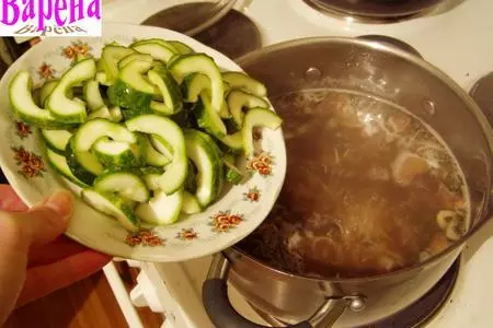 Грибной суп с рисовой лапшой: шаг 3