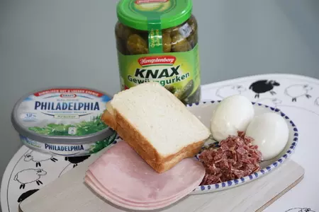 Фаршированный багет: шаг 1