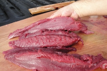 Разделка тунца на филе  (по просьбам кулинаров): шаг 8