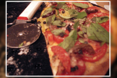 Пицца... просто пицца. минималистическая пицца... пицца с томатами - моя любимая пицца: шаг 11