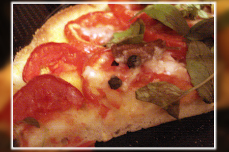 Пицца... просто пицца. минималистическая пицца... пицца с томатами - моя любимая пицца: шаг 12