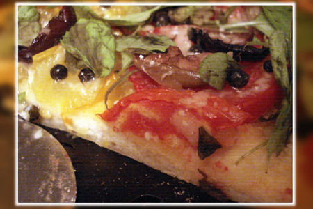 Пицца... просто пицца. минималистическая пицца... пицца с томатами - моя любимая пицца: шаг 13