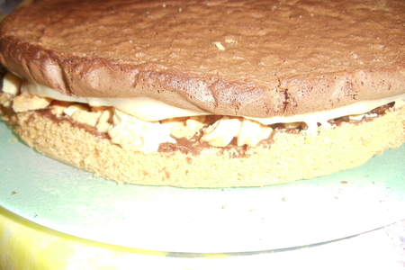 Шоколадно-миндальный торт!: шаг 12
