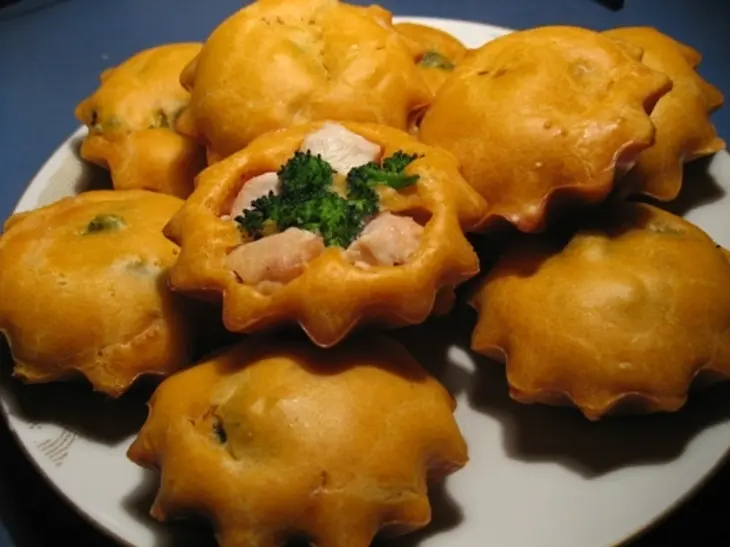 Закусочные маффины с куриной грудкой: шаг 4