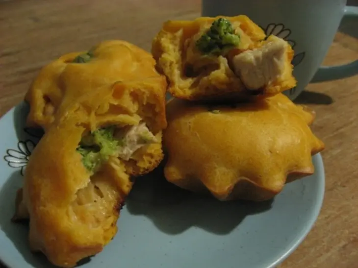 Закусочные маффины с куриной грудкой: шаг 5